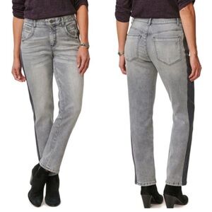 🛍️Wit&Wisdom Ab Soultion High Rise Slim Straight Denim 16 Tuxedo Grey Jeans